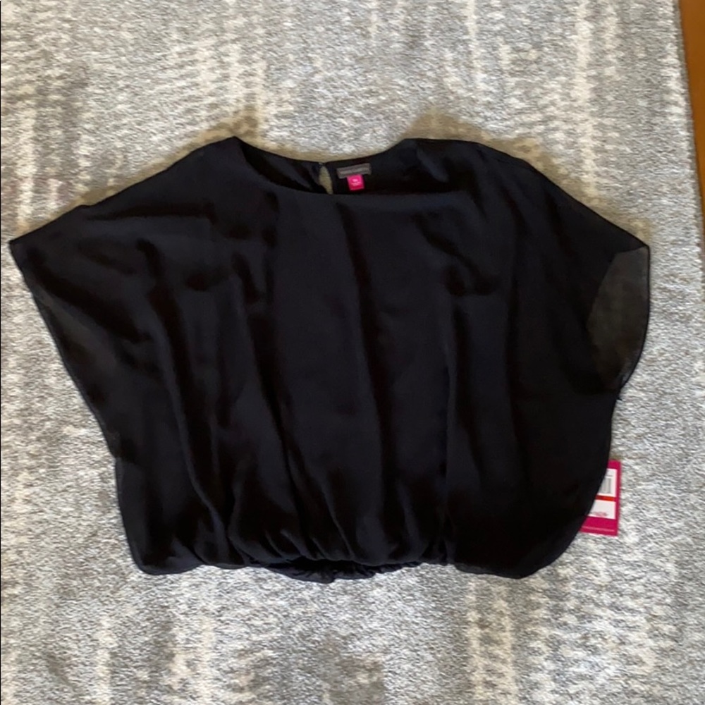 Black blouse - lined